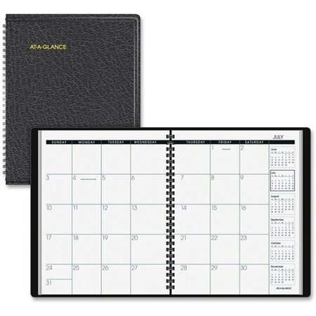 AT-A-GLANCE 7 x 9 in. Monthly Planner - Black AT464867